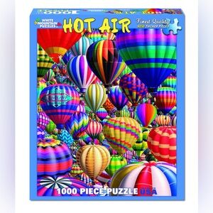 NIB White Mountain Puzzles Hot Air Balloons - 1000 Piece Jigsaw Puzzle
